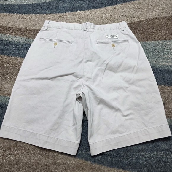 Polo Ralph Lauren Prospect Shorts Men’s Size 30 Light Gray Cotton Flat Front - Picture 2 of 7